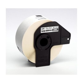 Einzeletikettenrollen Adress-Etiketten 38x90mm Thermopapier Brother DK-11208 (PACK=400 STÜCK) Produktbild