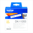 Einzeletikettenrollen Ordner-Etiketten 17x87mm Thermopapier Brother DK-11203 (PACK=300 STÜCK) Produktbild Additional View 1 S