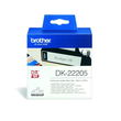 Endlosetikettenrolle für QL-500/550 62mmx30,48m weiß Papier Brother DK-22205 (PACK=30,48 METER) Produktbild Additional View 1 S