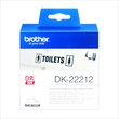 Endlosetikettenrollen 62mmx15,24m weiß Film Brother DK-22212 (PACK=15,24 METER) Produktbild Additional View 1 S
