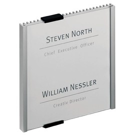 Türschild INFO SIGN 153x155mm silber Aluminium Durable 4802-23 Produktbild