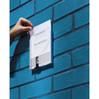 Türschild INFO SIGN 153x215mm silber Aluminium Durable 4803-23 Produktbild Additional View 1 S