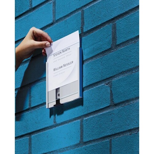 Türschild INFO SIGN 215x155mm silber Aluminium Durable 4805-23 Produktbild Additional View 1 L