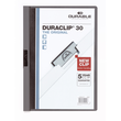 Klemmmappe Duraclip30 A4 bis 30Blatt anthrazit/grau Hartfolie Durable 2200-57 Produktbild