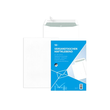 Versandtasche ohne Fenster C4 229x324mm mit Haftklebung 90g weiß Offset mit grauem Innendruck (PACK=10 STÜCK) Produktbild