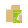 Versandtasche ohne Fenster B4 250x353mm selbstklebend 110g braun Natron Recyclingmaterial (PACK=10 STÜCK) Produktbild