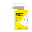 Versandtasche ohne Fenster mit Papprückwand B4 250x353mm mit Haftklebung 120g weiß (PACK=5 STÜCK) Produktbild