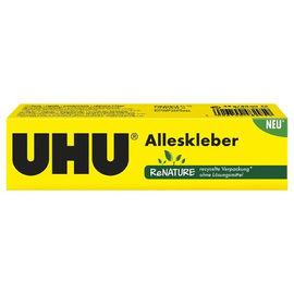 Klebstoff Alleskleber ReNATURE 35g Tube Lösungsmittelfrei UHU 48295 (TUBE=35 GRAMM) Produktbild