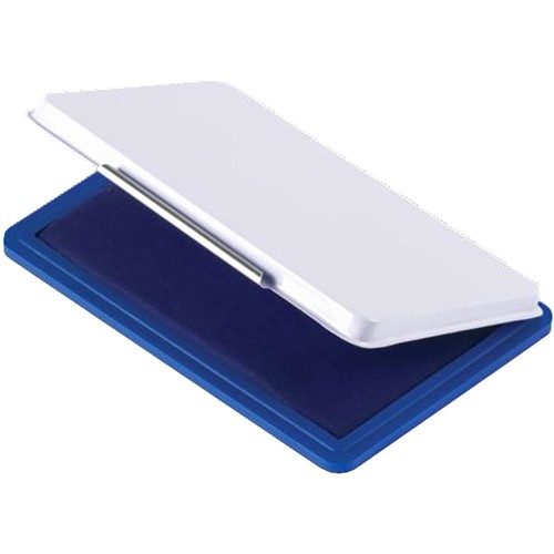 Stempelkissen Größe 2 7x11cm blau Metall BestStandard KF25209 Produktbild Front View L