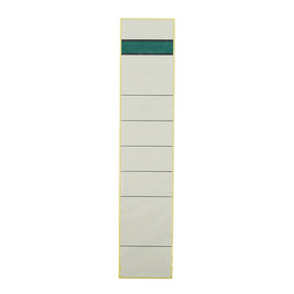 Rückenschilder für Handbeschriftung 60x280mm lang breit weiß selbstklebend (BTL=10 STÜCK) Produktbild