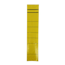 Rückenschilder für Handbeschriftung 60x280mm lang breit gelb selbstklebend (BTL=10 STÜCK) Produktbild