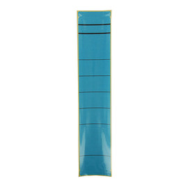 Rückenschilder für Handbeschriftung 60x280mm lang breit blau selbstklebend (BTL=10 STÜCK) Produktbild