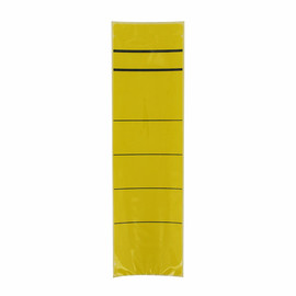 Rückenschilder für Handbeschriftung 60x192mm kurz breit gelb selbstklebend (BTL=10 STÜCK) Produktbild