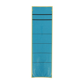 Rückenschilder für Handbeschriftung 60x192mm kurz breit blau selbstklebend (BTL=10 STÜCK) Produktbild