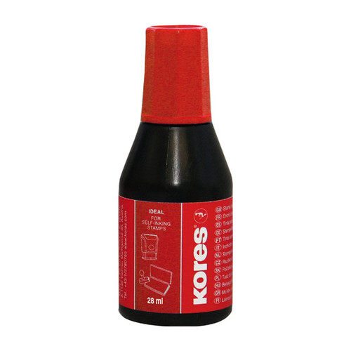Stempelfarbe ohne Öl schnelltrocknend 28ml rot Radex SF71328 (FL=28 MILLILITER) Produktbild Front View L