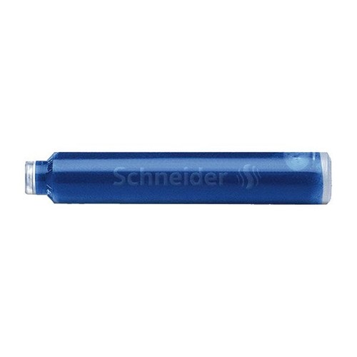 Tintenpatrone für Füllhalter blau Schneider 6603 (PACK=6 STÜCK) Produktbild Front View L
