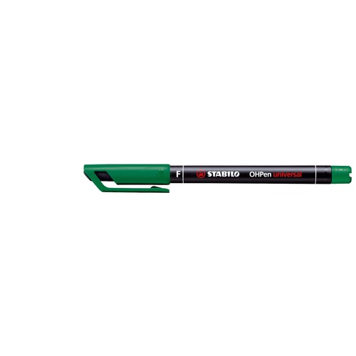 Folienstift OHPen F 0,7mm fein grün wasserfest Stabilo 842/36 Produktbild Additional View 1 L