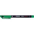 Folienstift OHPen M 1,0mm mittel grün wasserfest Stabilo 843/36 Produktbild Additional View 1 S