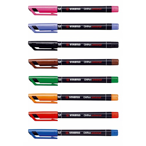 Folienstift OHPen M 1,0mm mittel blau wasserfest Stabilo 843/41 Produktbild Additional View 2 L