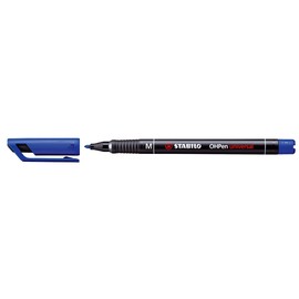 Folienstift OHPen M 1,0mm mittel blau wasserfest Stabilo 843/41 Produktbild