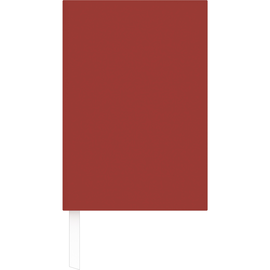Buchkalender 2026 A5 15x21cm 1Tag/1Seite rot wattiert Zettler 873-0011 Produktbild