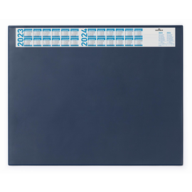 Schreibunterlage mit Jahreskalender und Klarsichtauflage 52x65cm dunkelblau Durable 7204-07 Produktbild
