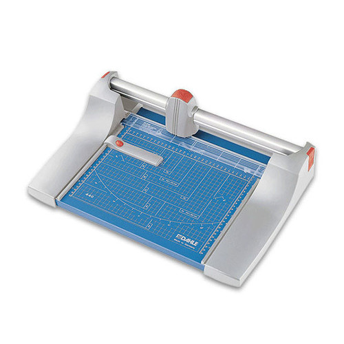 Schneidemaschine Roll- & Schnittschneider Schnittlänge 360mm, Schnitthöhe 3,5mm blau Dahle 00440 Produktbild Front View L
