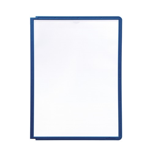 Sichttafeln SHERPA A4 für Tafelträger dunkelblau Durable 5606-07 (PACK=5 STÜCK) Produktbild Additional View 2 L