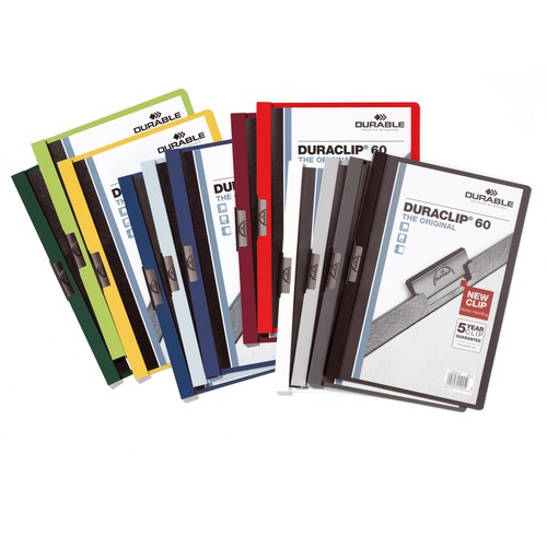 Klemmmappe Duraclip60 A4 bis 60Blatt nachtblau Hartfolie Durable 2209-28 Produktbild Additional View 1 L