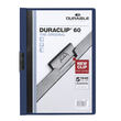 Klemmmappe Duraclip60 A4 bis 60Blatt nachtblau Hartfolie Durable 2209-28 Produktbild