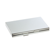 Visitenkarten-Etui mit 2Fächern 92x63x10mm für 30Karten silber-matt Aluminium Sigel VZ136 Produktbild