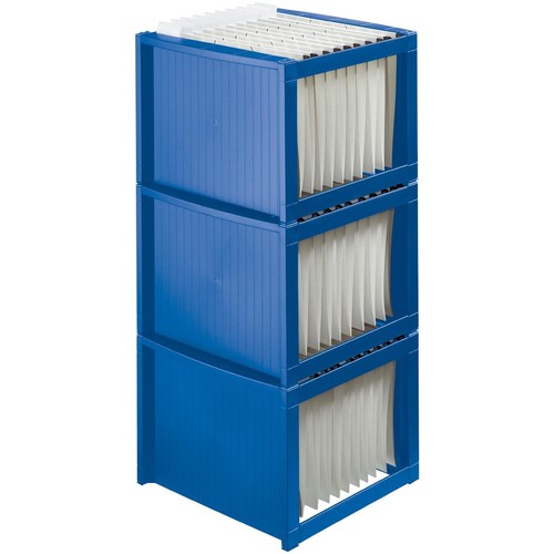 Hängeregistraturgestell 360x380x272mm blau/blau Helit H6110034 Produktbild Additional View 1 L