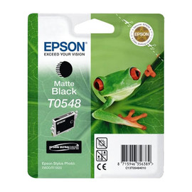 Tintenpatrone T0548 für Epson Stylus Photo R800/R1800 13ml schwarz matt Ultra Chrome Epson T054840 Produktbild