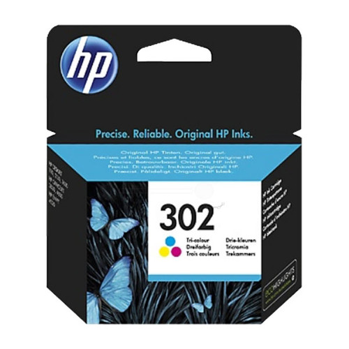 Tintenpatrone 302 für HP OfficeJet 3800 165Seiten farbig HP F6U65AE Produktbild Front View L