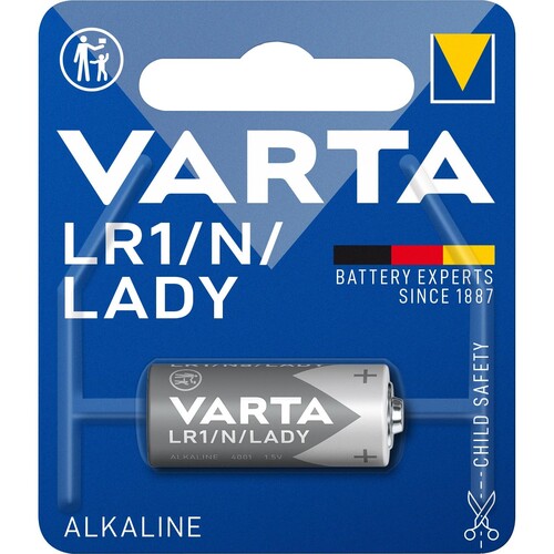 Batterie Professional Lady LR1 1,5V 880mAh Varta 4001 Produktbild Front View L
