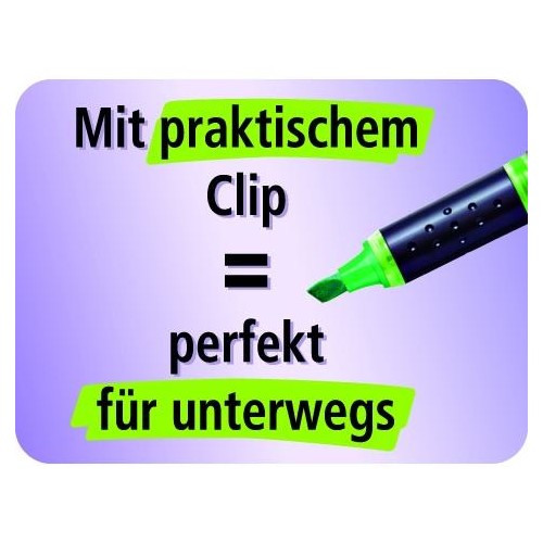 Textmarker Navigator 545 1-4mm Keilspitze pink Stabilo 545/56 Produktbild Additional View 4 L