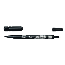 Twin Marker Begreen SCA-TM BG 0,3+0,5mm extrafein+fein schwarz Pilot 4045701 Produktbild