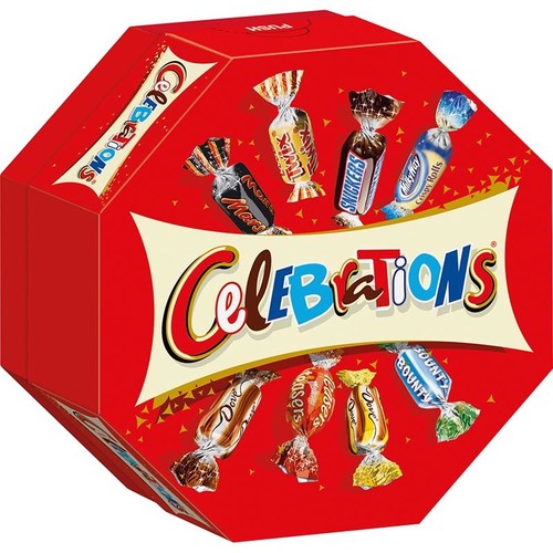 Schokoladenmischung Celebrations (PACK=186 GRAMM) Produktbild Front View L