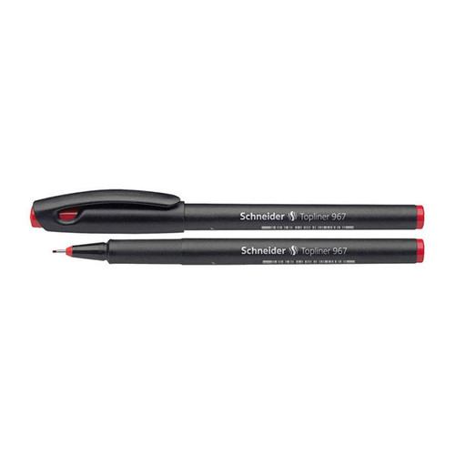 Fineliner Topliner 967 0,4mm rot Schneider 9672 Produktbild Front View L