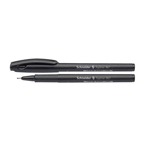Fineliner Topliner 967 0,4mm schwarz Schneider 9671 Produktbild Front View L
