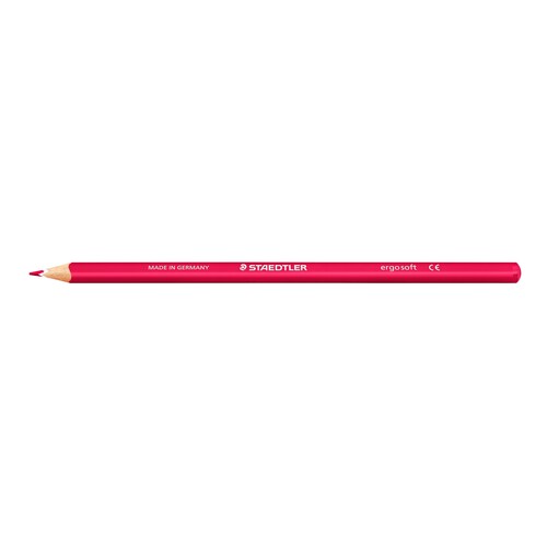 Farbstift ergo soft 157 dreikant bordeauxrot Staedtler 157-23 Produktbild Front View L