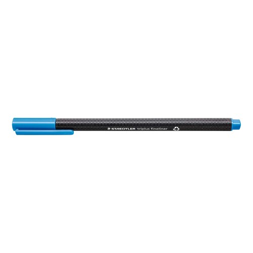 Fineliner Triplus 334 0,3mm Dreikant lichtblau Staedtler 334-30 Produktbild Additional View 1 L