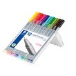 Fineliner Triplus 334 Etui 0,3mm Dreikant sortiert Staedtler 334SB10 (ETUI=10 STÜCK) Produktbild