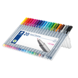 Fineliner Triplus 334 Etui 0,3mm Dreikant sortiert Staedtler 334SB20 (ETUI=20 STÜCK) Produktbild