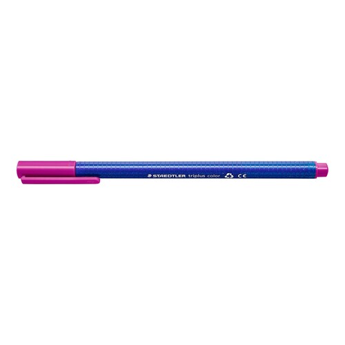 Fasermaler Triplus Color 323 1,0mm Dreikant rotlila Staedtler 323-61 Produktbild Additional View 1 L