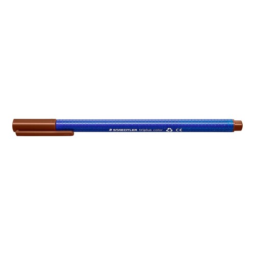 Fasermaler Triplus Color 323 1,0mm Dreikant van-dyke-braun Staedler 323-76 Produktbild Additional View 1 L