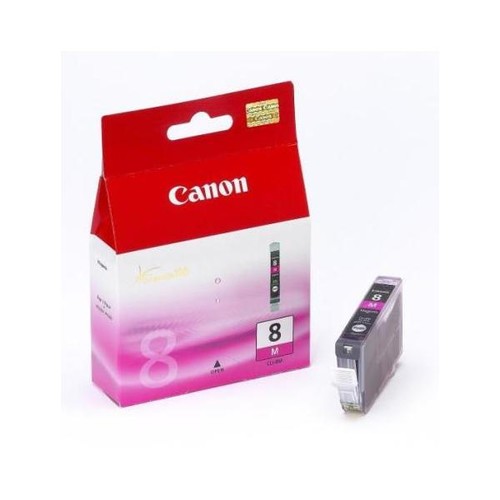 Tintenpatrone CLI-8M für Canon Pixma IP4200/IP5200/MP500 13ml magenta Canon 0622b001 Produktbild Front View L