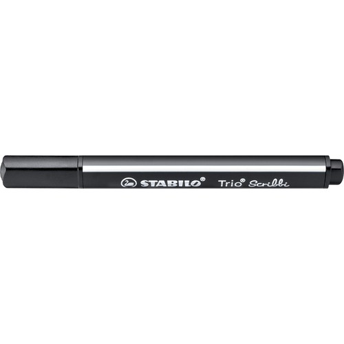 Dreikant-Fasermaler Trio Scribbi 368 1,5-2mm schwarz Stabilo 368/946 Produktbild Additional View 1 L