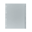 Register A-Z A4 überbreit 245x297mm grau Plastik Herlitz 100810383 Produktbild