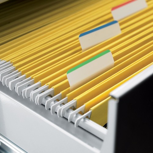 Haftstreifen Post-it Index Strong 50,8x38mm 4 Grundfarben gebogen transparent 3M I686-A1 (PACK = 4x6 STÜCK) Produktbild Additional View 5 L